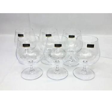 Imagem de Conjunto 6 Taças de Conhaque 400ml Cristal Ecológico - DAYHOME COMERCI