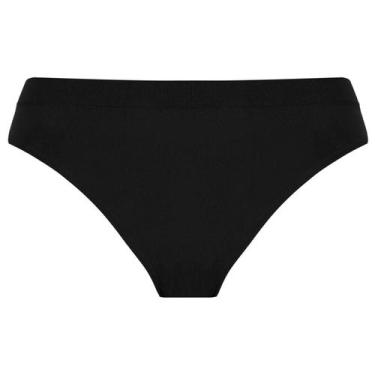 Imagem de Calcinha Adulto Sem Costura Básica Biquíni Preto Lupo, P - 36 a 38