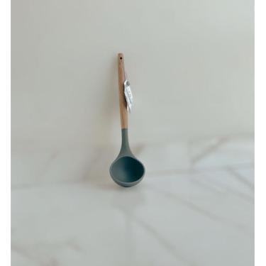 Imagem de Colher de silicone cabo de madeira - ANIMA HOME 