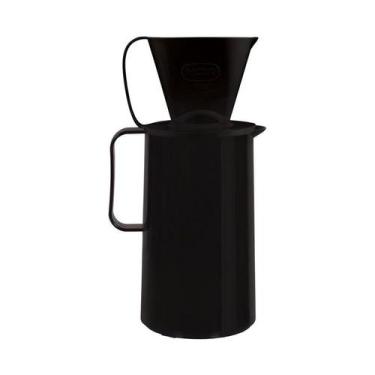 Imagem de Conjunto Bule 500ml Haus Preto e Coador 102 Embalagem Presenteável Mor