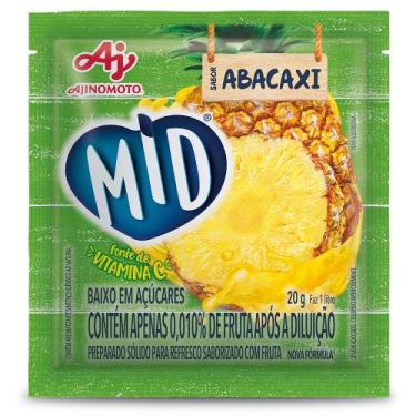 Imagem de Refresco Em Pó Mid Sabor Abacaxi 20G - MID®