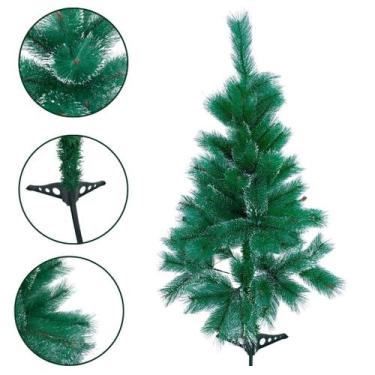Imagem de Árvore De Natal Luxo Nevada 1,20m 90 Galhos - Wincy