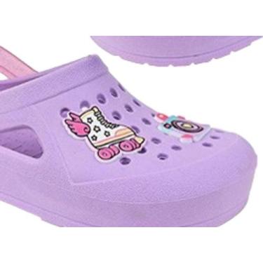 Imagem de Luelua 163503 babuche clog, Lilás, 29/30