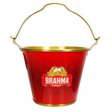 Imagem de Balde De Gelo Alumínio Brahma 5 Litros Personalizado - Ambev