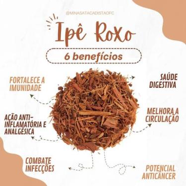 Imagem de Ipe roxo rasurado 200 gramas PRODUTOS NATURAIS - MINAS ATACADISTA