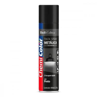 Imagem de Spray Chemicolor Metalico Preto 400Ml