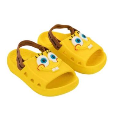 Imagem de Chinelo Slide Grendene Bebê Esponja Funny - Infantil - Amar, Amarelo, 