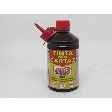 Imagem de Tinta Marcador Permanente Tinta Refil Cartaz 500Ml. Verm - RADEX