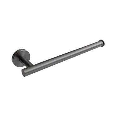 Imagem de Toalheiro de Rosto Redondo Inox Cinza Grafite Slim - RENO