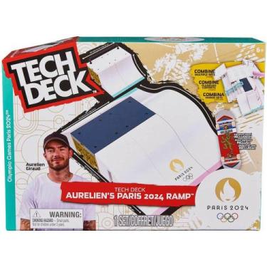 Imagem de Skate de dedo playset olimpiadas paris 2024 tech deck sunny, Aurelien 
