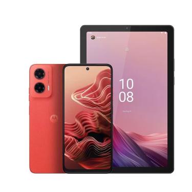 Imagem de Smartphone Motorola Moto G35 5G 8GB 256GB 50MP + Tablet Lenovo Tab M9 4GB Coral