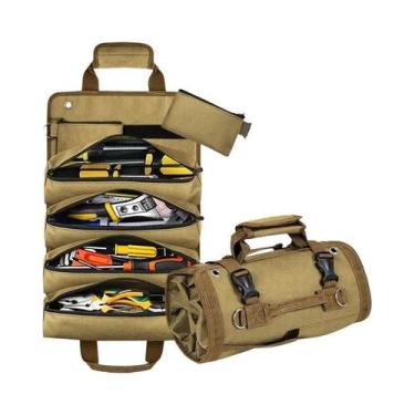 Imagem de Bolsa De Ferramentas Dobrável Impermeável Com 6 Bolsos E 2 Pequenas Bo
