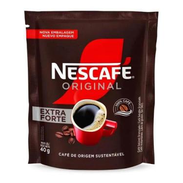 Imagem de Nescafé Café Solúvel Granulado Extra Forte Sachê 40g, Nescafé