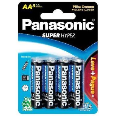 Imagem de Pilha Comum Aa C/8 Um-3shsl8p6 - Panasonic
