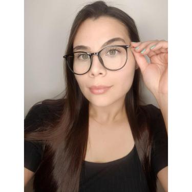 Imagem de Armação Óculos de Grau Feminina Redonda New Daly-Feminino