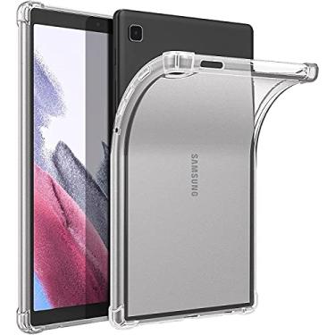 Imagem de Webookers WB, Capa para tablet Samsung Galaxy Tab A7 Lite 8,7 polegadas 2021 (SM-T225 / T220 / T227 / T227) - Transparente, Auto hibernação, antichoque, compartimento para S-Pen e suporte para leitura