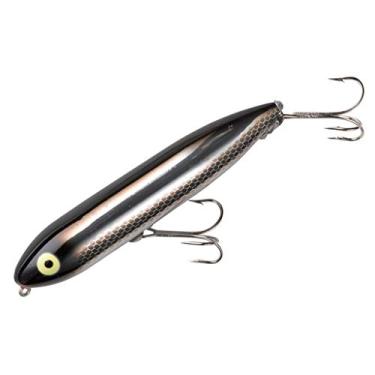 Imagem de Heddon Isca de pesca Zara Spook Topwater – isca lendária para passear com cachorro, preto brilhante, Zara Spook (1,9 g)