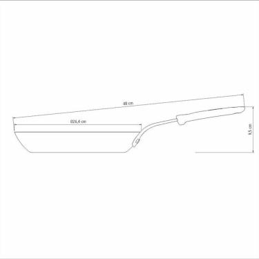 Imagem de Frigideira De Ferro Profissional 26 Cm 1,7 L Tramontina