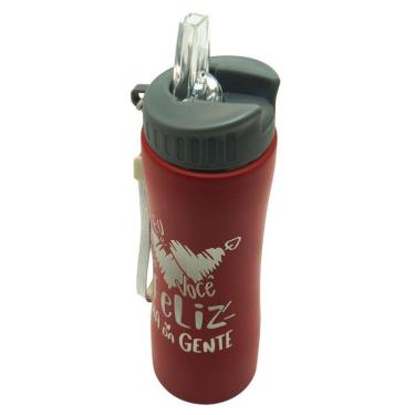 Imagem de Squeeze de Aluminio 600 ML Feliz dia da Gente Cebola 99798