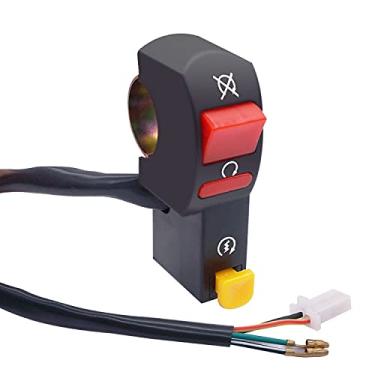 Imagem de weideer 12V interruptor de guidão universal liga/desliga 7/8 22mm interruptor de luz de motocicleta para scooter pit K-F005