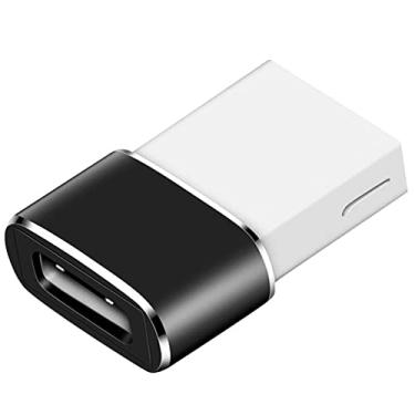 Imagem de USB C 3.0 Tipo C fêmea para USB 2.0 Tipo A Adaptador de cabo conversor de porta macho