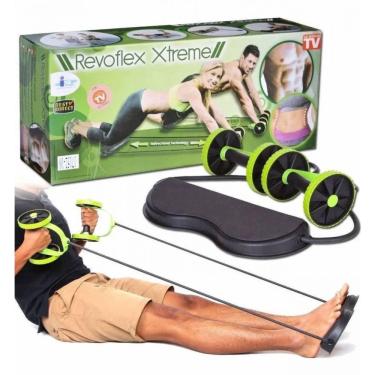 Imagem de Roda Para Exercício Abdominal Elástico Revoflex Xtreme