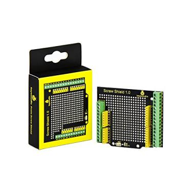 Imagem de KEYESTUDIO Protetor de Parafuso de Parafuso Montado Bindingpost Proto Shield Terminal Placa de Expansão de Protótipo para Placa Arduino Controller R3