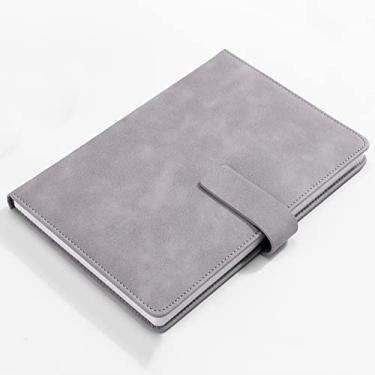Imagem de A5 notebook engrossado bloco de notas trabalho super grosso diário de papelaria de escritório de negócios, A5 cinza, 1 peça