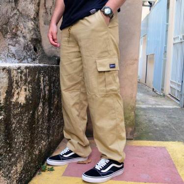 Imagem de Calça Brack Regular Cargo Action - Bege