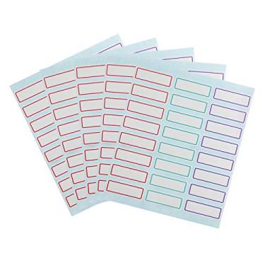 Imagem de Onlykxy 240 etiquetas de pasta de arquivo, etiquetas de nome, etiquetas adesivas, adesivos de etiqueta retangular, etiquetas de pasta de arquivo, adesivos de arquivo, envelopes de arquivo