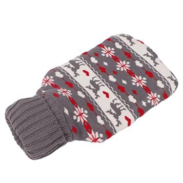 Imagem de Bolsa de Água Quente, Capa de Malha Bonita Bolsa de Água Quente Macia para Leitura Feminina (Tipo 1)