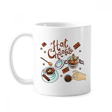 Imagem de Chocolate quente sobremesas beber França caneca cerâmica café porcelana xícara louça