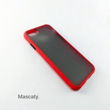 Imagem de Case Capa Color Acrílico e Silicone Vermelha Iphone 7 / 8 / SE2020