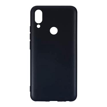 Imagem de Capa para Meizu Note 9, capa traseira de TPU macio à prova de choque de silicone anti-impressões digitais capa protetora de corpo inteiro para Meizu Note 9 (6,20 polegadas) (preto)