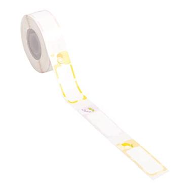 Imagem de LUGU Rolo de papel de etiqueta de impressão térmica com 4 padrões pa fabricante de etiquetas Q30 Impresso térmica pa impressão de etiqueta adesiva à prova d'água resistente a sgos Código de