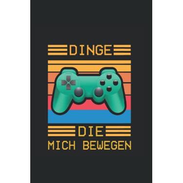 Imagem de Dinge Die Mich Bewegen: Cooles Gamer & Gaming Notizbuch für Zocker Kariert Videospiel Notizbuch - 120 Karierte Seiten für Termine, Game ... für Gamer Girls, Computer Nerds & Geeks. (Edição Alemanha)