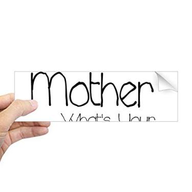 Imagem de DIYthinker Adesivo retangular "I'm a Mother What's Your Superpower" para janela de notebook