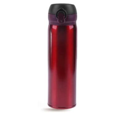 Imagem de Garrafa Termica Squeze A Vaccum C/Tampa P/Bicke Sport Fitness Thermos Exercicios Corrida Cor: Branco