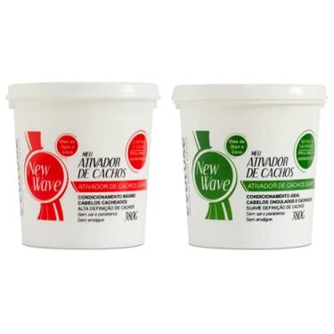 Imagem de Kit 2 Ativador De Cachos New Wave Evoluxe 380g Super E Suave