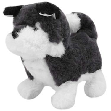 Imagem de BHDD Brinquedo elétrico interativo para cães, caminhada, rabo de balanço, cachorro de brinquedo latindo, cachorro fofo e macio de pelúcia para crianças, amigos, animais de estimação, etc. (Husky)