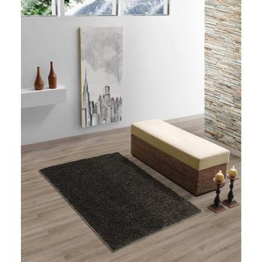 Imagem de Tapete 100x150cm Charmin São Carlos  Cinza