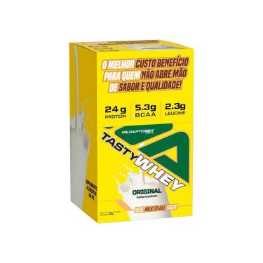 Imagem de Tasty Whey 3W Box (408g) Original Adaptogen-Unissex