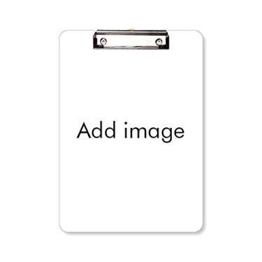 Imagem de Personalizado Adicionar imagem imagem imagem mensagem prancheta pasta bloco de escrita placa de suporte A4