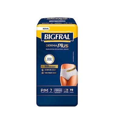 Imagem de Roupa Íntima Bigfral Derma Plus P/M 7 Unidades