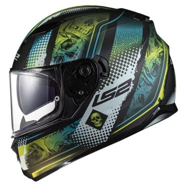 Imagem de Capacete Masculino LS2 FF320 Mara Moto Fechado Óculos Solar