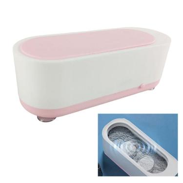 Imagem de Limpador Ultrassonico Oculos Acesssorios Joia Anel Cordao Pincel de Maquiagem Multiuso Portatil Limpeza Alta Frequencia Estojo