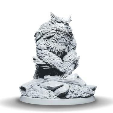 Imagem de Urso Coruja - Owlbear - Large Monstrosity - Monstruosidade - Miniatura sem pintura para RPG