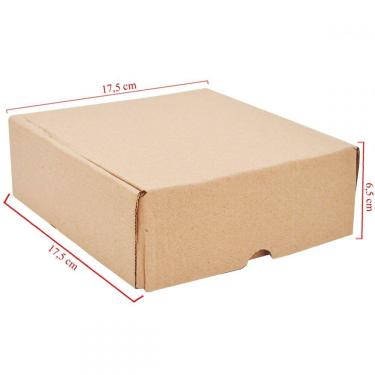 Imagem de Caixa De Papelão Sem Marca 10 Unidades Embalagens 17.5cm x 17.5cm x 6.5
