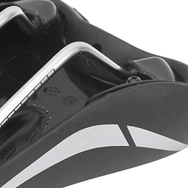 Imagem de Selim de bicicleta, macio e ergonômico confortável respirável design oco selim de bicicleta à prova d'água para bicicleta ergométrica para bicicleta ao ar livre para mulheres para homens