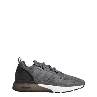 Imagem de adidas Zx 2K Boost Tênis masculino casual - cinza, Cinza quatro/cinza quatro/branco nuvem, 36